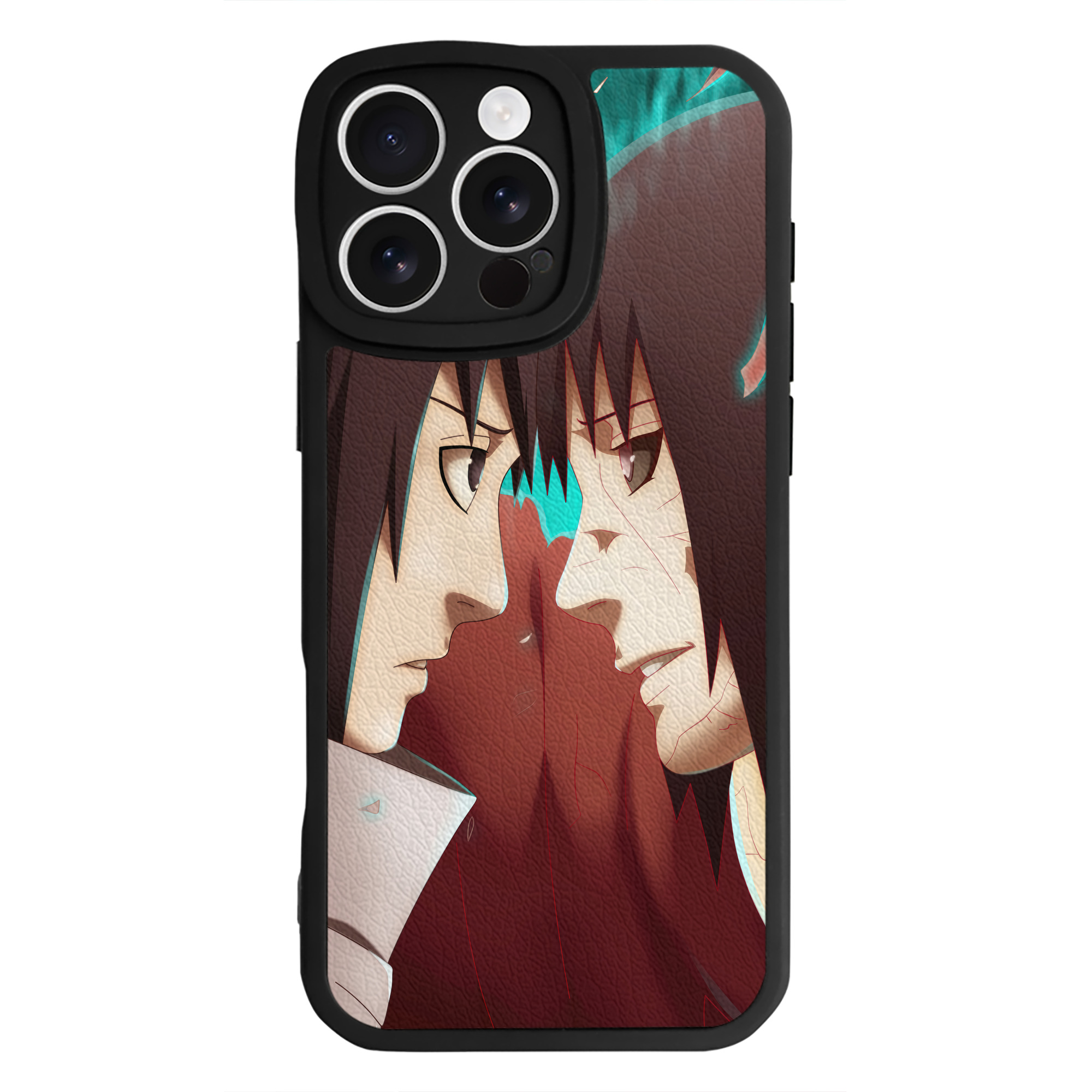 （画像用） NARUTO -ナルト- NARUTO -ナルト- 疾風伝 【iPhone 16シリーズ対応】シリコンスマホケース（レザー調） 材質：シリコン